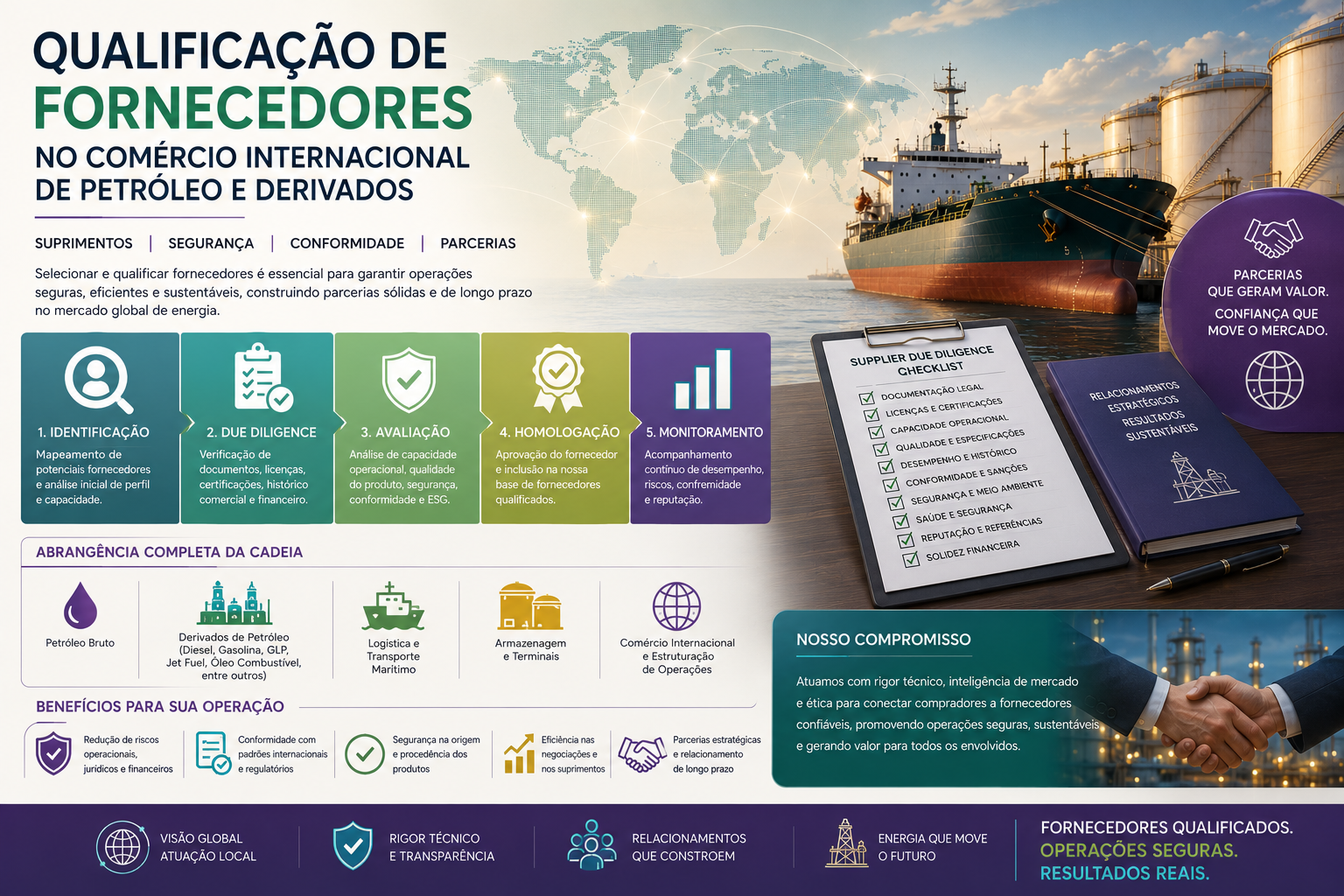 Qualificação de fornecedores no comércio internacional